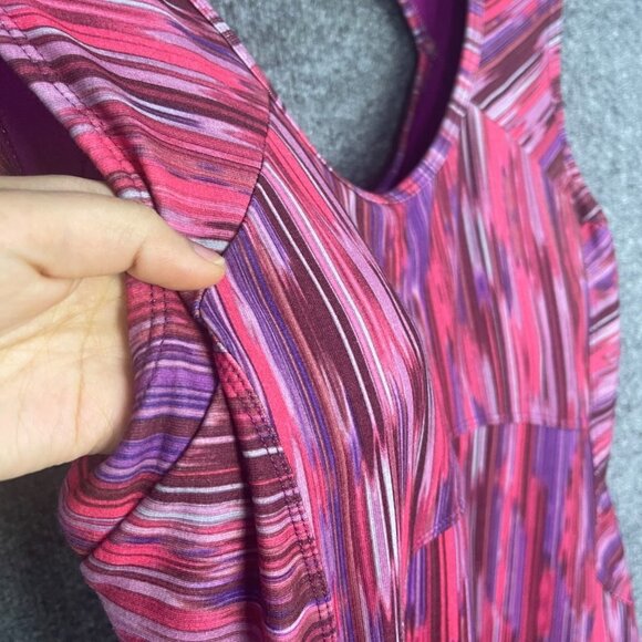 Prana Women's Size Medium‎ Azalea Rainblur Alec Sleeveless Padded Dress - Picture 6 of 9